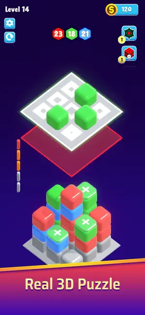 Cubetris - 3D Puzzle screenshot 1