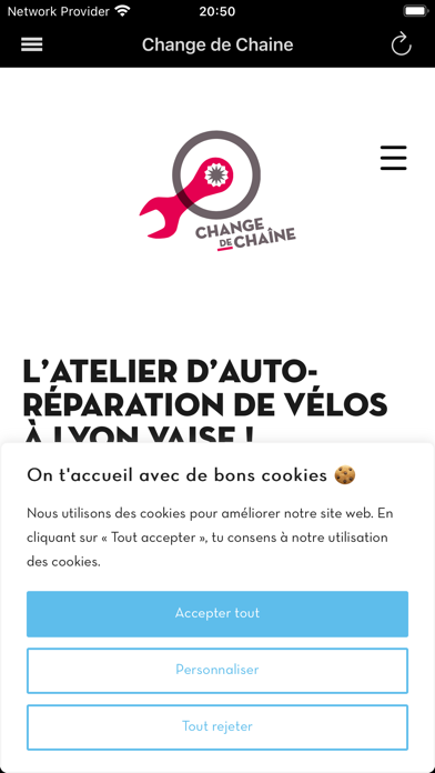 Vélo Radio Screenshot