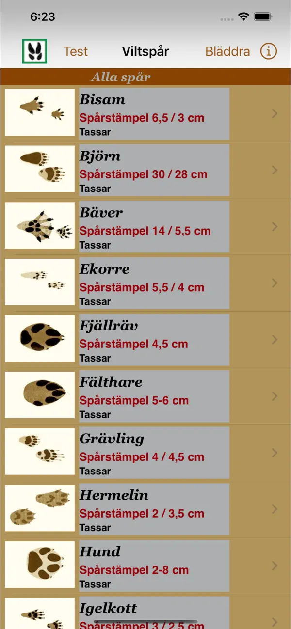 #1. Viltspår (iOS) โดย: domesticusdevelop