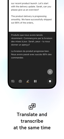 Deepting AI Transcribe Summary iPhone screenshot