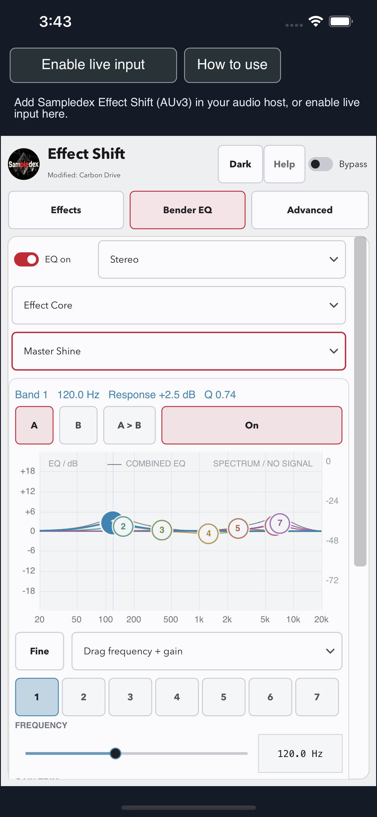Screenshot 4 of Sampledex Effect Shift