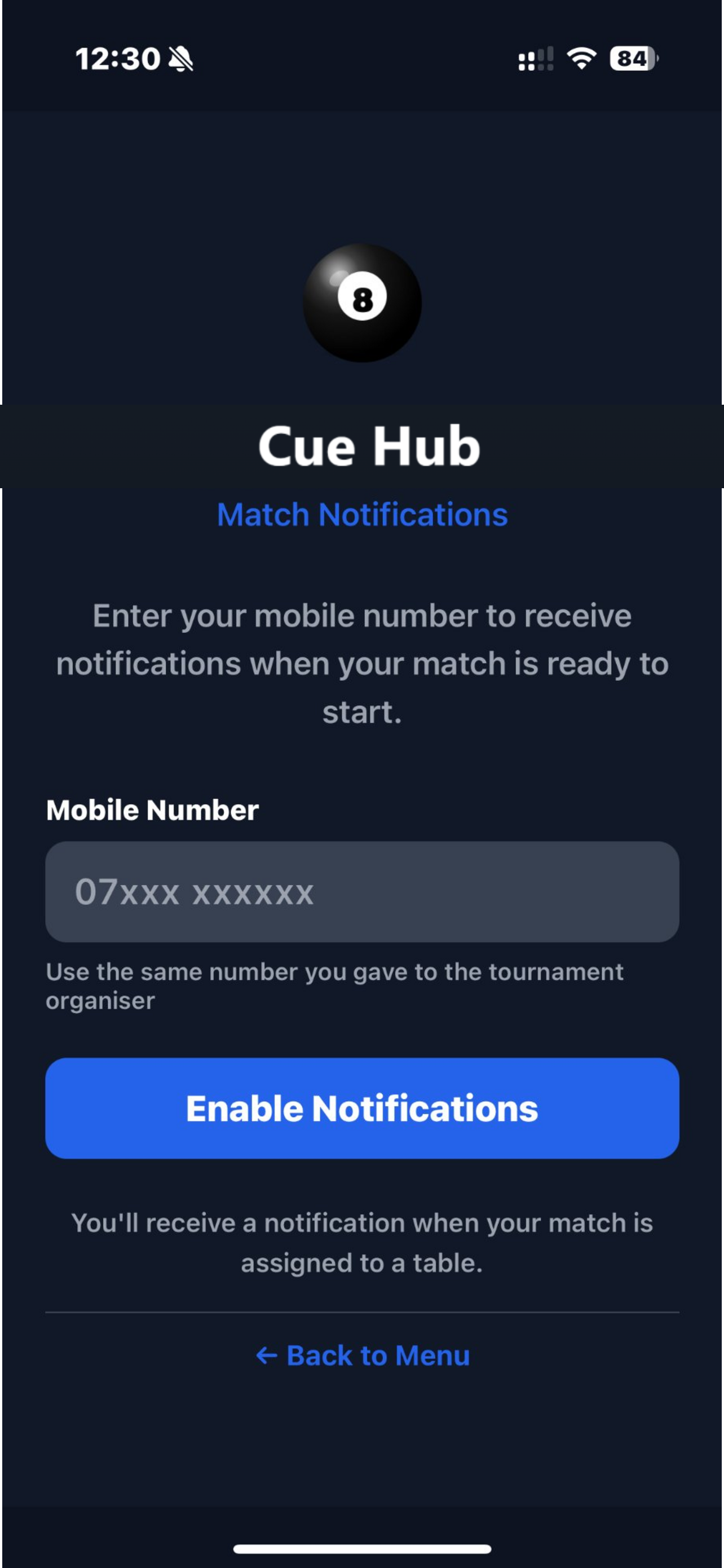 Cue Clock Pro screenshot 2