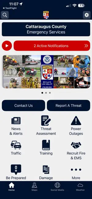 Cattaraugus County OES screenshot 1