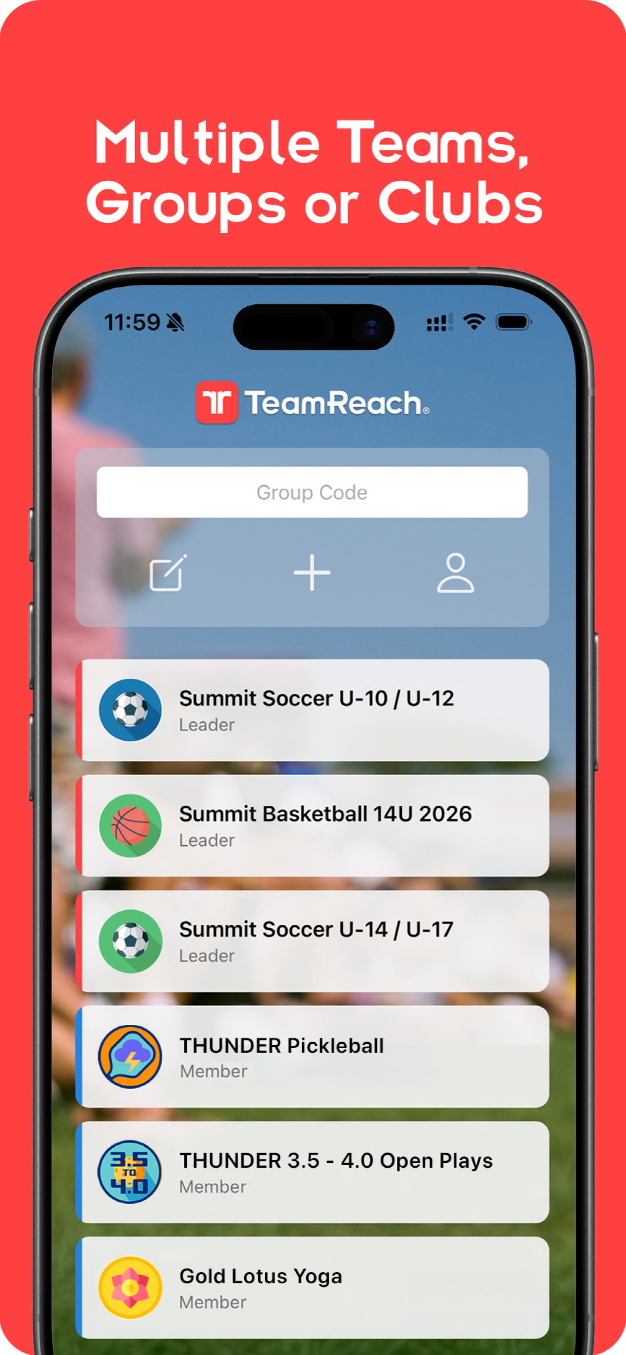 TeamReach – Your Team App