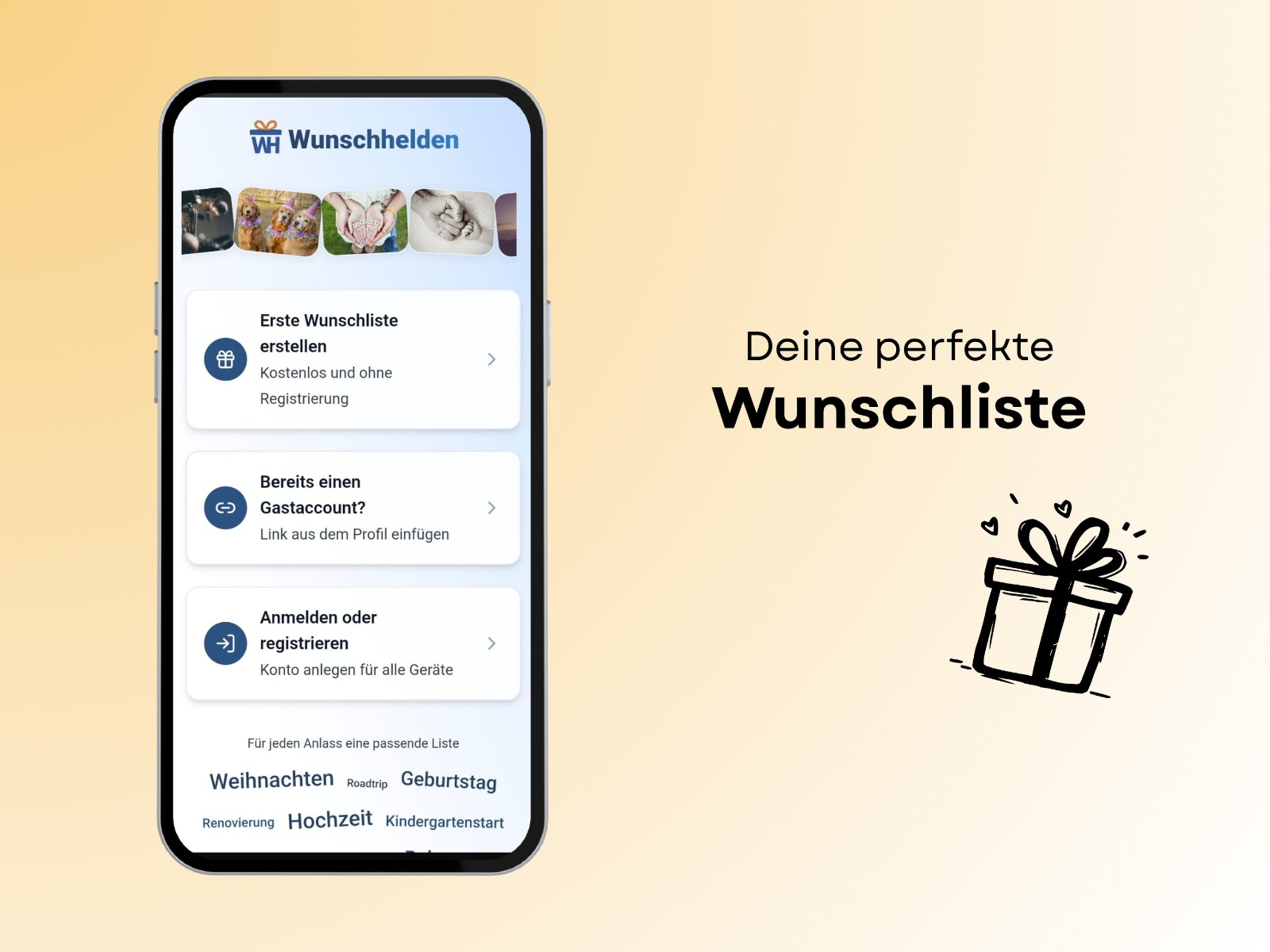 Wunschhelden - Wunschliste