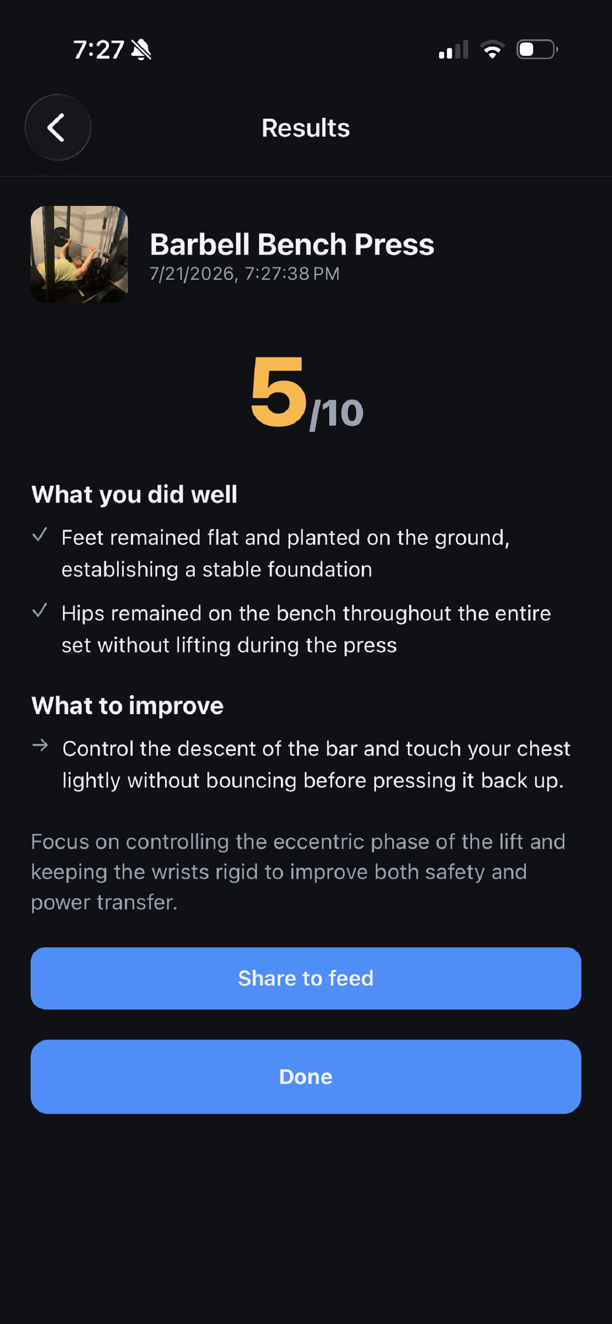 LiftCue: AI Lifting Coach screenshot 2