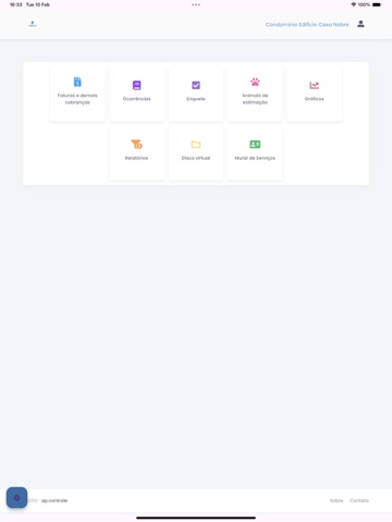 Assescon iPad screenshot