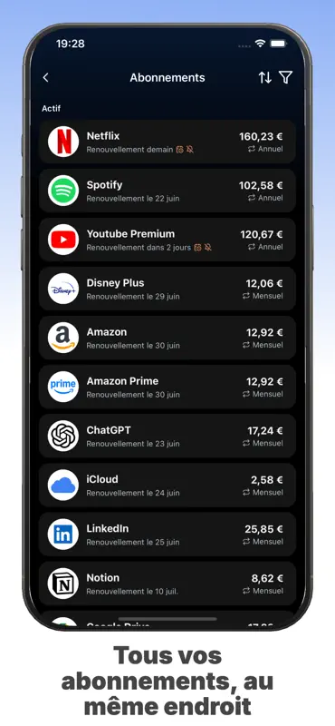 SnapSub: Suivi Abonnements screenshot 6 of 7