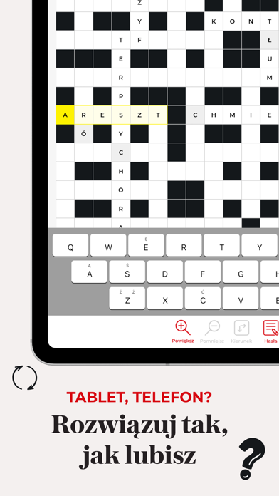 Krzyżówki Wyborczej Screenshot