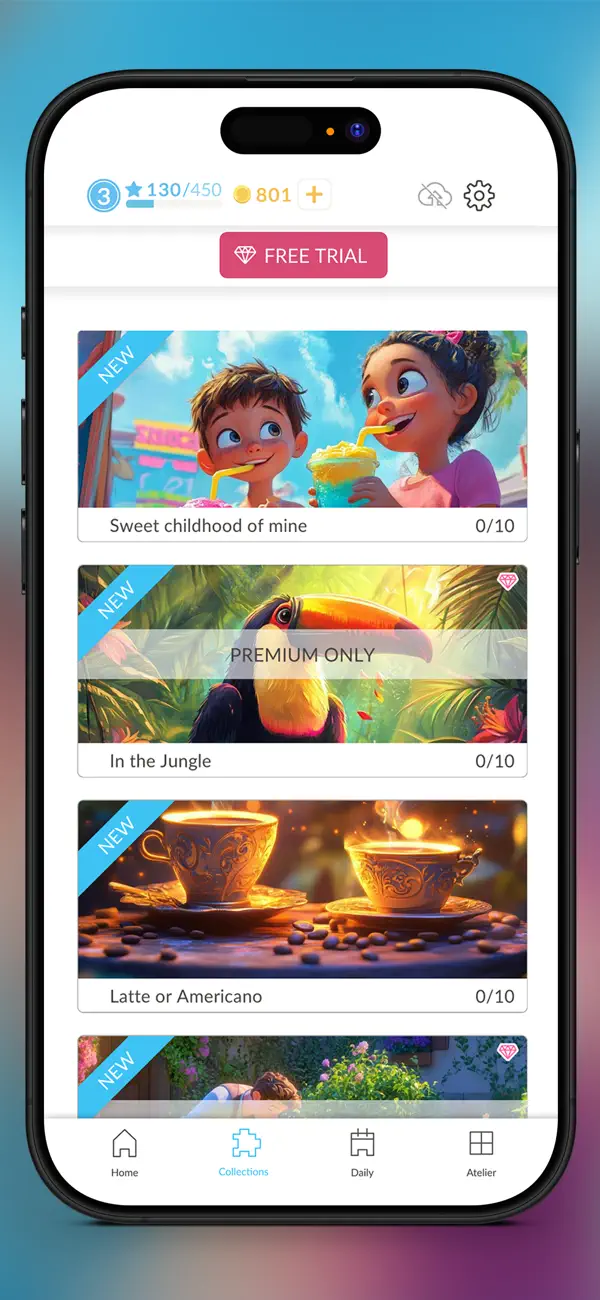 Screenshot #2 pour Antistress Block Jigsaw Puzzle