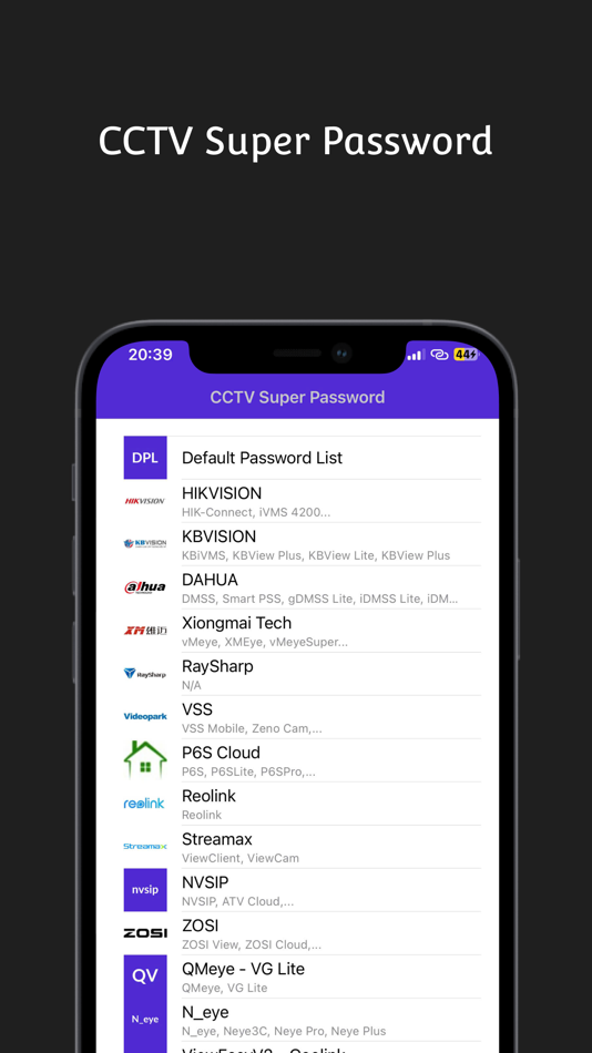 #1. CCTV Super Password (iOS) 由: Bruce Nguyen