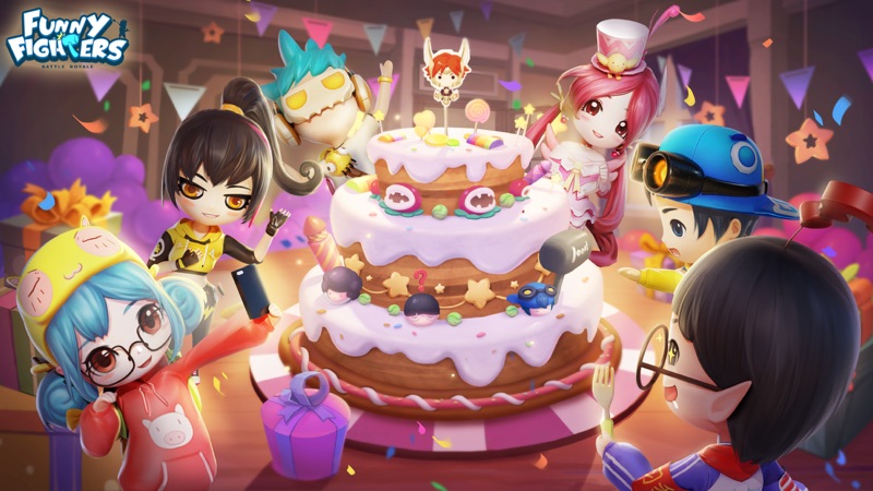 Funny Fighters: Battle Royale screenshot 1