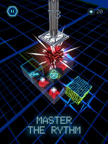 Cub8: Precision Rhythm Arcade iPad screenshot