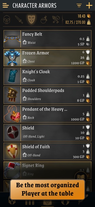 Rollplay - Character Sheet Screenshot 5 of 6