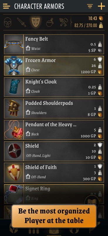 Rollplay - Character Sheet screenshot 5