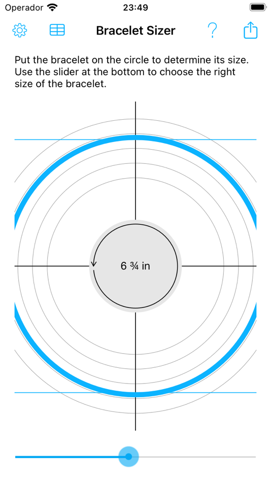 #2. Bracelet Sizer (iOS) 由: Mike Melnikov