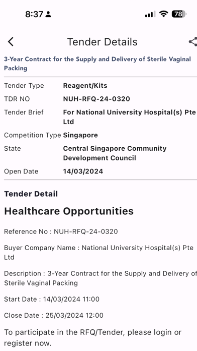 Screenshot 1 of Med-Map App