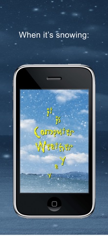 Computer Weather iPhone screenshot