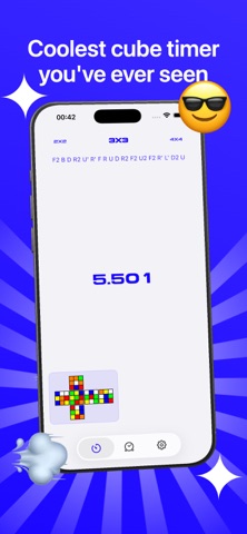 Cube Timer - Tesseract Screenshot 1 of 4