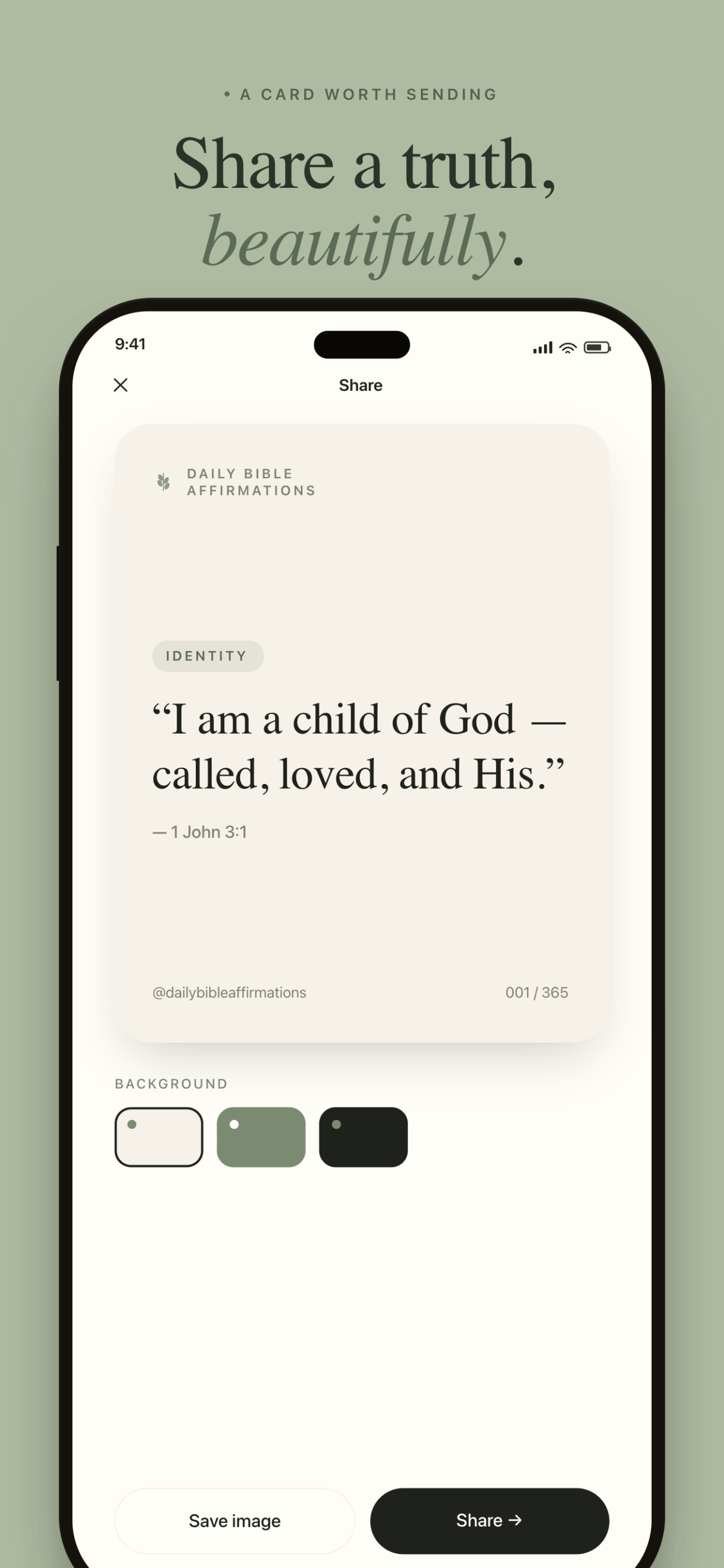 Daily Bible Truth Affirmations