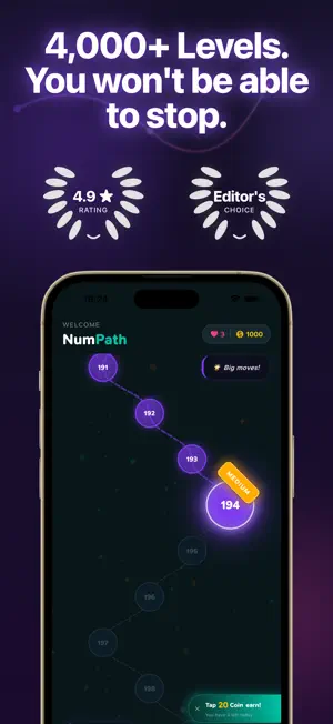 NumPath · Number Path Puzzle screenshot 1