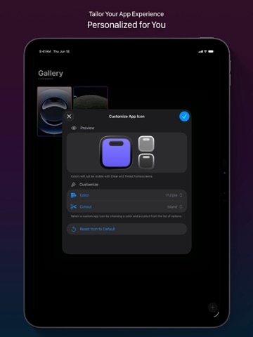 Notchify - Wallpaper Maker iPad screenshot