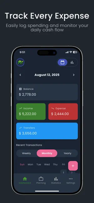 Money Manager - Budget Coach screenshot 1