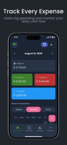 Money Manager - Budget Coach iPhone screenshot