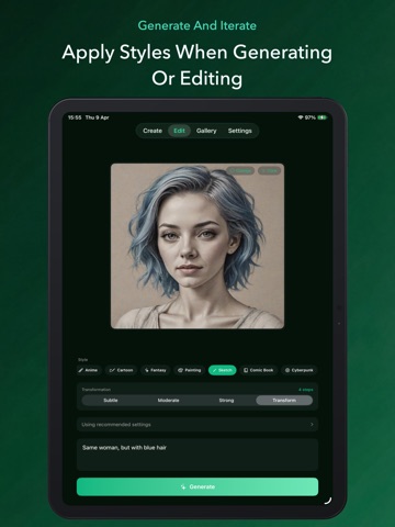 Conjure: Offline AI Images iPad screenshot