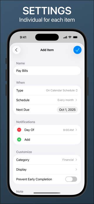 Recurrence: Recurring Tasks Screenshot 5 of 5