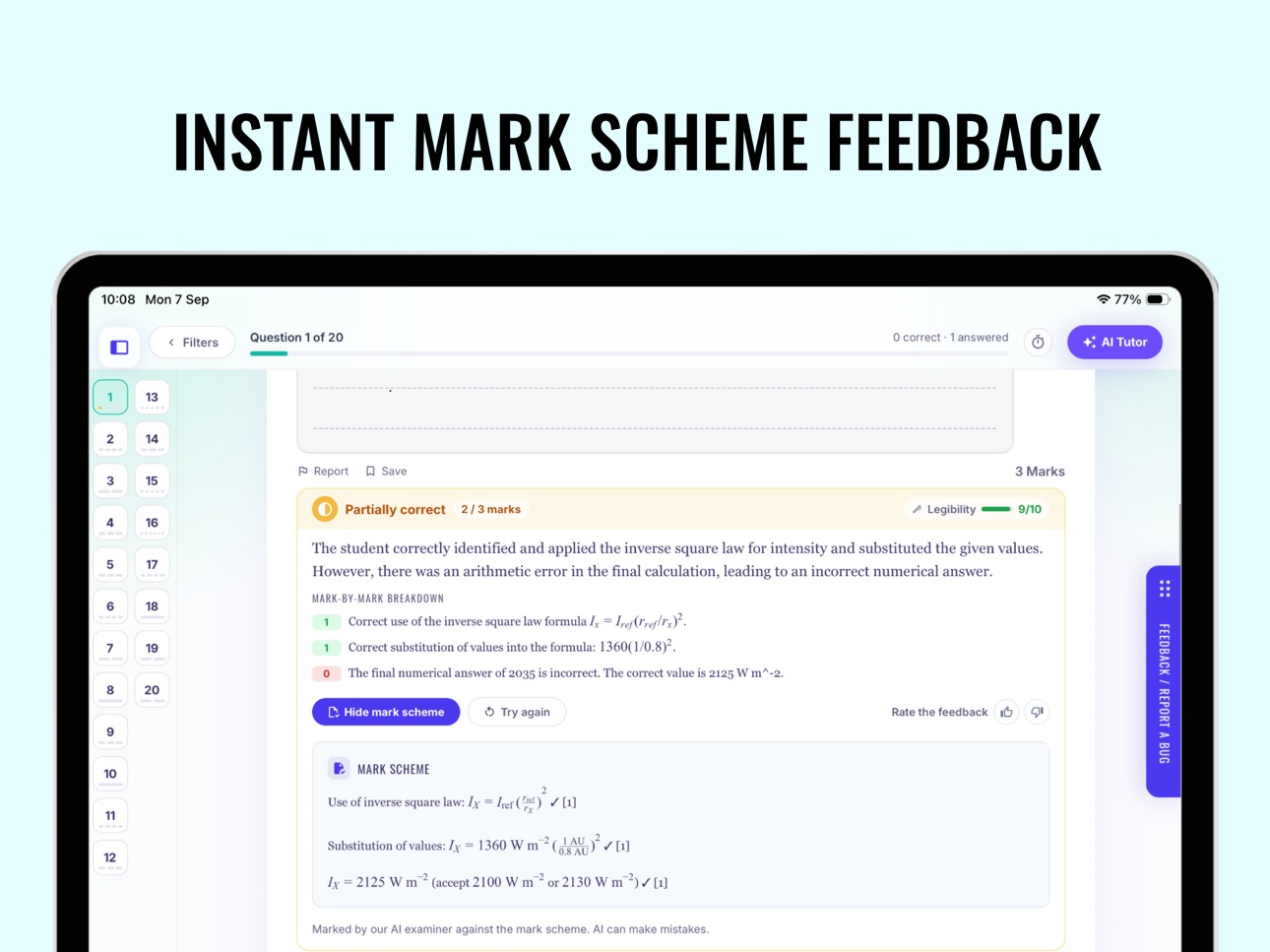 Screenshot 3 of FourtyFive Revision