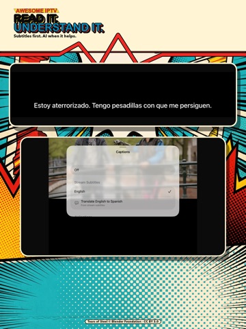 Awesome IPTV iPad screenshot