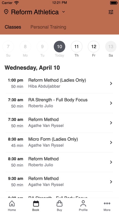 Reform Athletica Screenshot