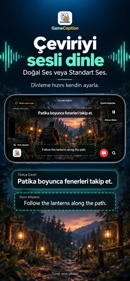Game Caption: Oyun Çevirisi screenshot 4 of 6