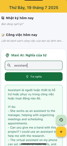 Maxi Assistant screenshot