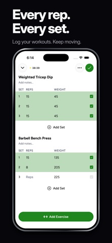 Chavo: Smart Gym & Workout Log Screenshot 5 of 7