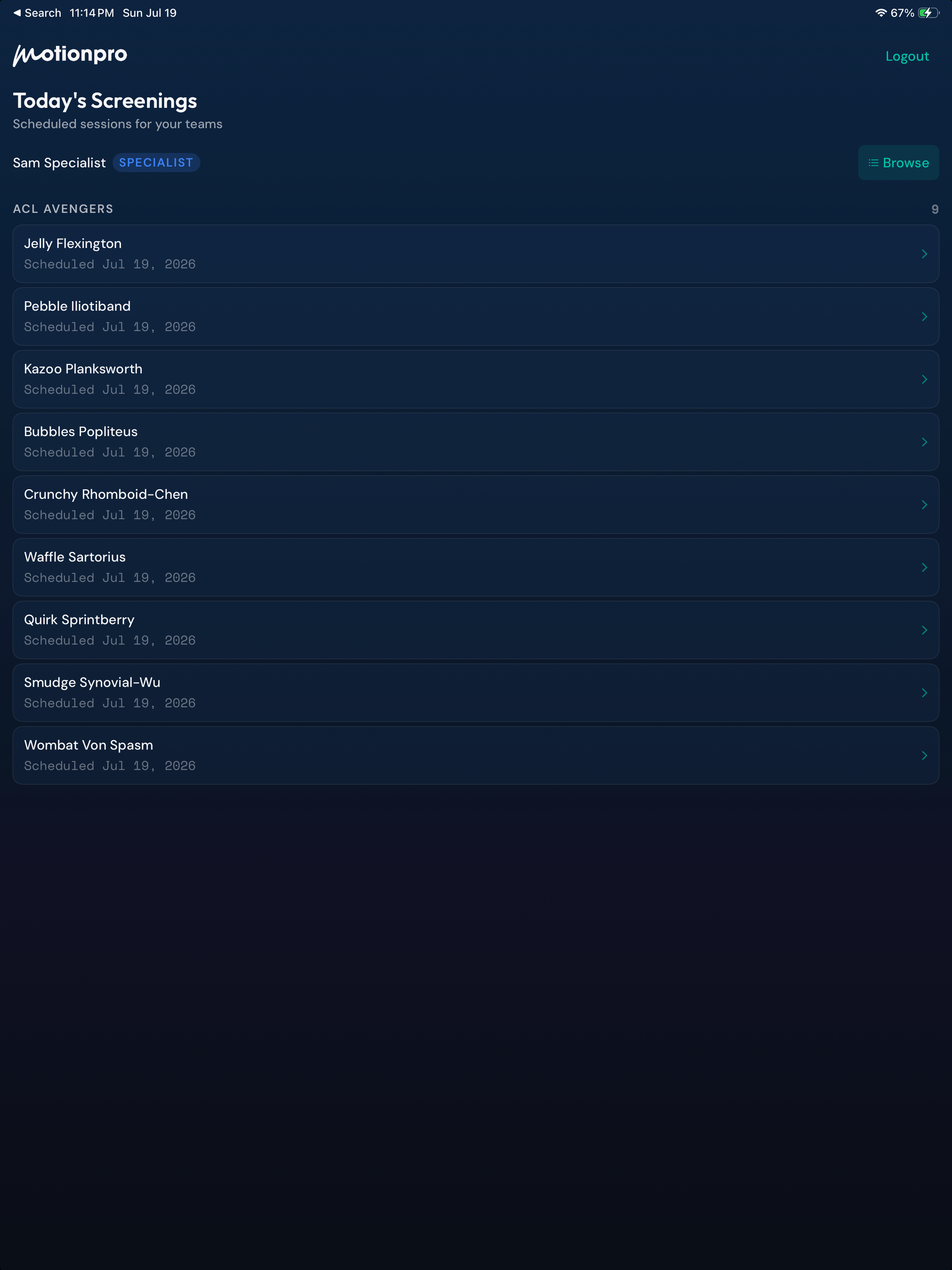 MotionPro KIP screenshot 4