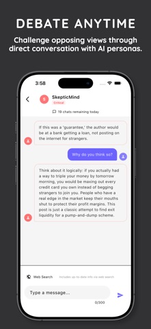 TruthFinder - AI Fact Checker iPhone screenshot