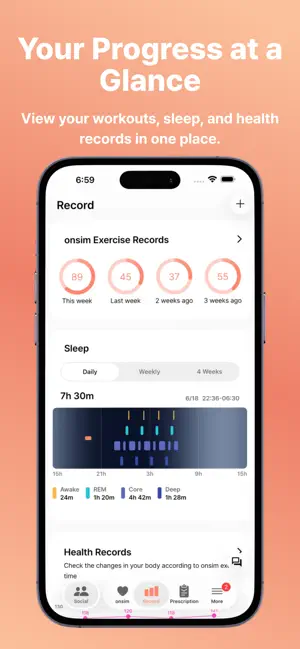 onsim: Exercise to Your Rhythm screenshot 4