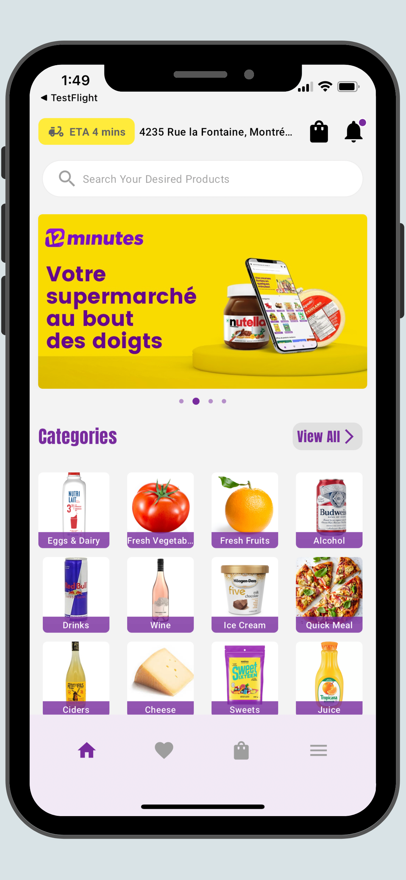 12min - Grocery Delivery
