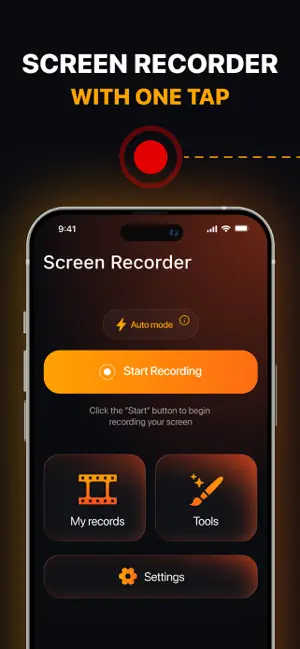 Screen Recorder: Save & Share screenshot 1