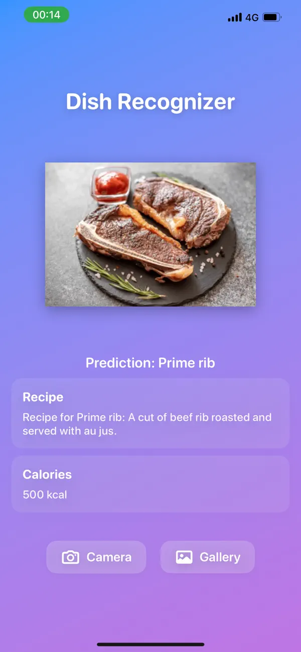 Screenshot #3 pour Dish Recognizer