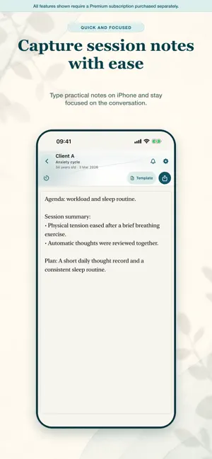 Therapy Notebook TD screenshot 2