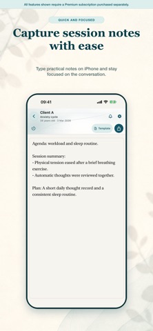 Therapy Notebook TD screenshot