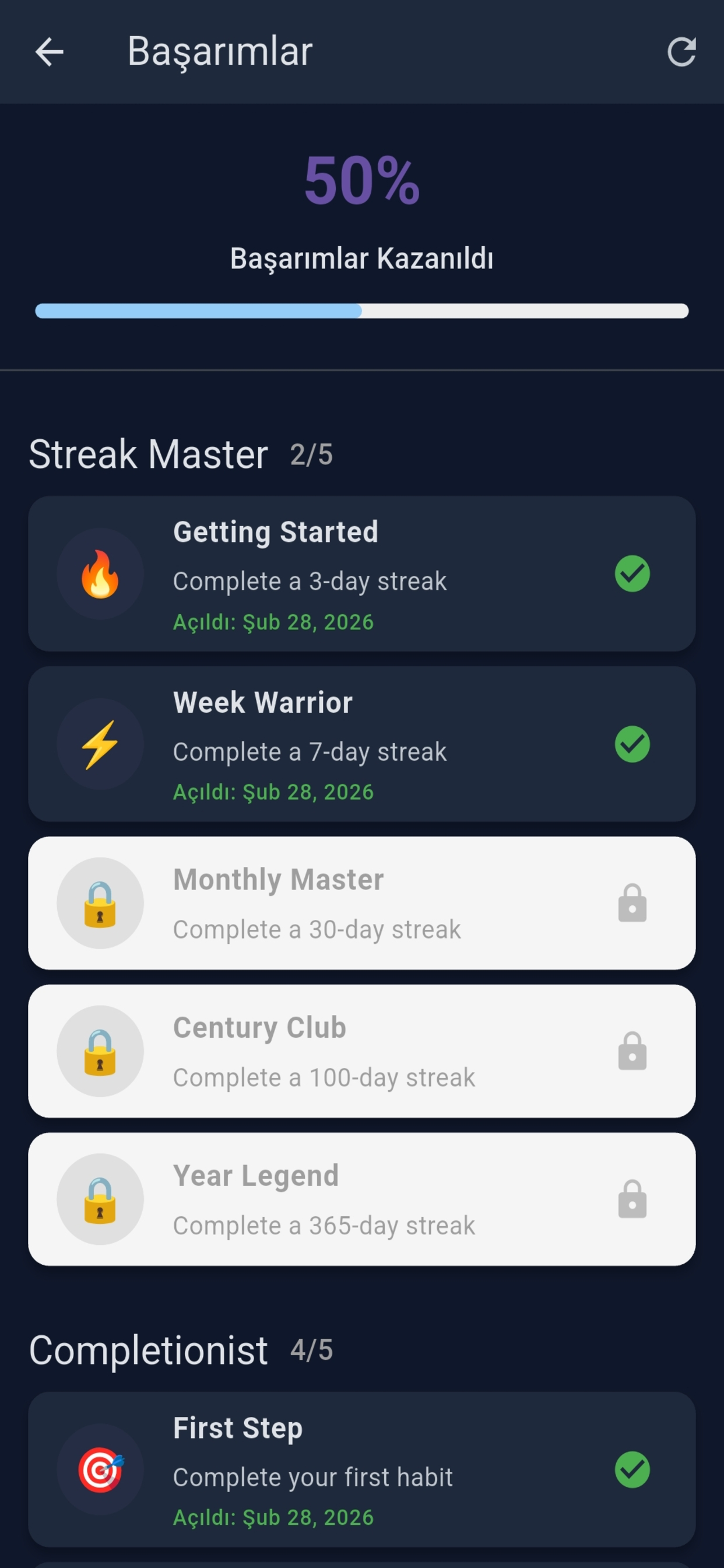 My Habit Tracker (by GEZMEN)