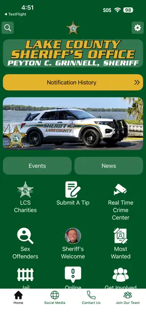 Lake County Sheriff's Office screenshot 1