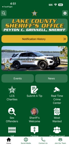 Lake County Sheriff's Office Screenshot 1 of 3