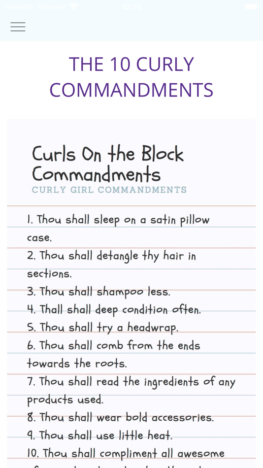 #4. Curls on the Block App (iOS) By: Halder Group Inc.