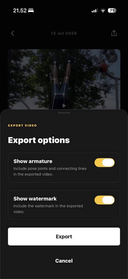 Skills - Calisthenics video AI screenshot 4