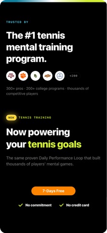 Winning Habits app screenshot
